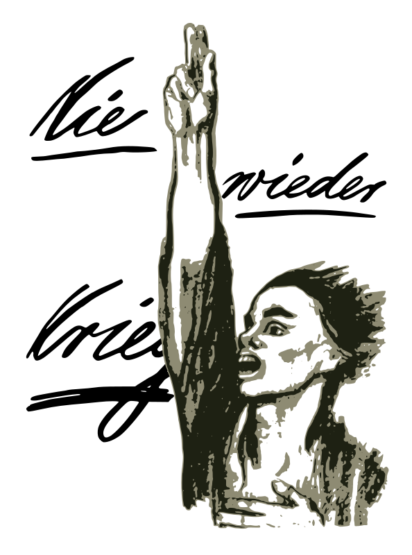 https://openclipart.org/detail/219910/nie-wieder-krieg-kathe-kollwitz