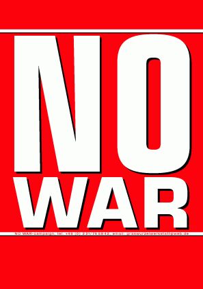  No war! 